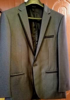 Affordable Medium Size Diners 2 Piece Grey Suit