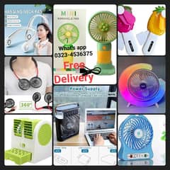 Neck Fan l Mini Cooler l Free Delivery l What's app 0323-4536365