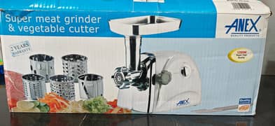 Anex ag-2049 meat grinder and vegetable cutter