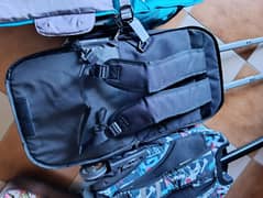 back pack with trolleys