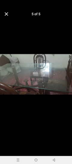 Dining Table with 6 chairs