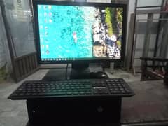 HP EliteDesk 705 G3 complete system with LCD etc