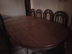 Dining table and chairs