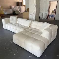 5n7 setar sofa, L shape sofa, sofa kambed,  sofa cushion mekar