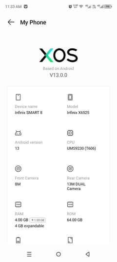 Infinix smart 8 urgent for sale