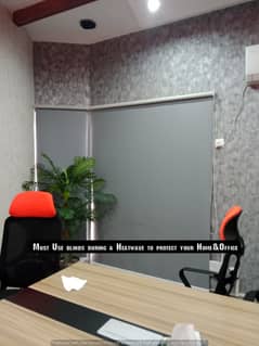 Sun heat block window blinds Roller Blinds Wood vinyl floor wallpaper