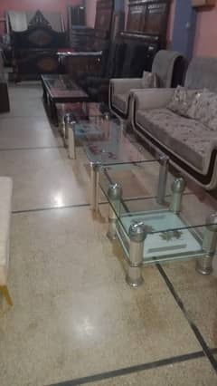 Glass Table Set