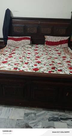wooden bed king size