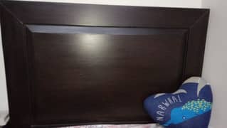slightly used single bed with side table very economical