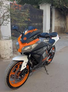 heavy bike 400cc dule cylinder Kawasaki