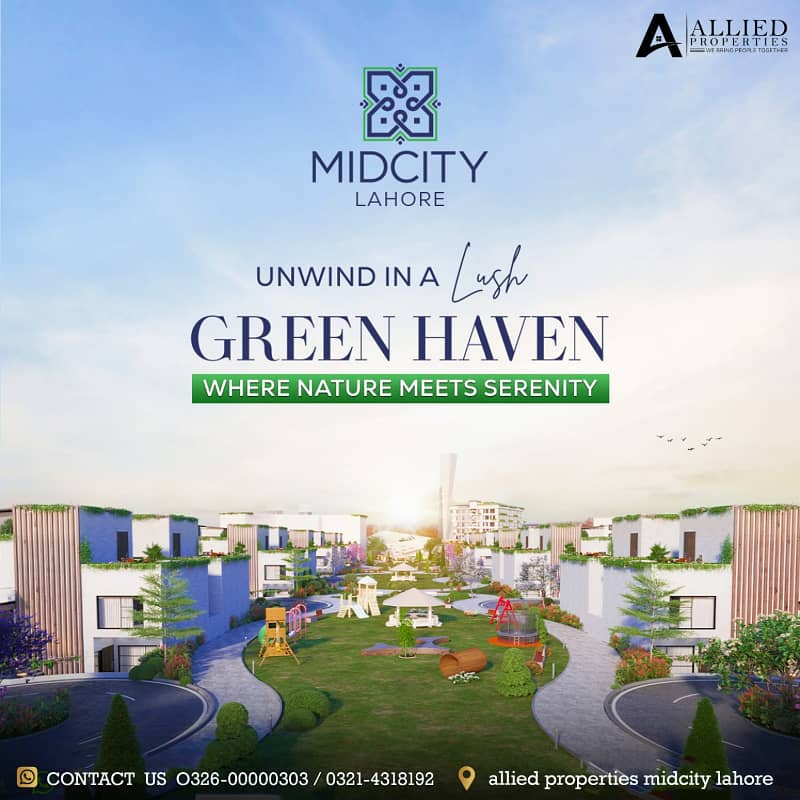 Midcity c block 5 marla plot on ground 1