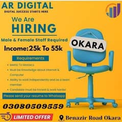 Staff hiring for Office