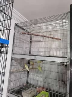 4 portion silver wire cage available