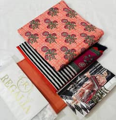 *SALINA BY REGALIA*  *vol no 17*  FABRIC *LAWN* • ORIGINAL  •