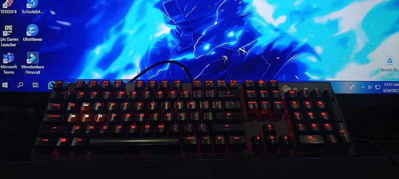 OMEN ENCODER MECHANICAL GAMING KEYBOARD | RED LIGHTS KEYS 3