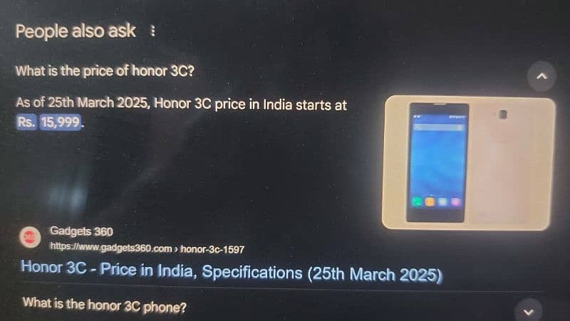 Honor 3C ( Box Open, New Battery ) 0