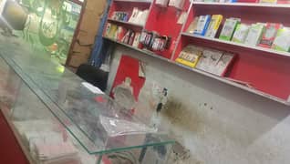 counter and shelves rack  available for sale