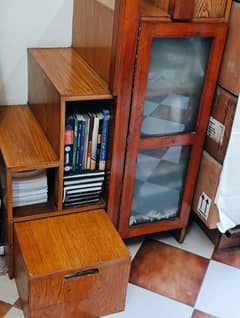 Solid wooden kids play house / bunk bed.