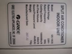 Gree 1.5 ton split AC