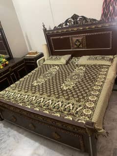 wooden double bed for sale  03155981653
