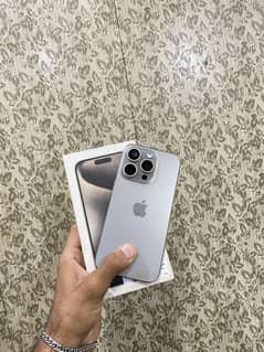 Iphone 15 pro non jv with box  91%health 128gb 03197187443