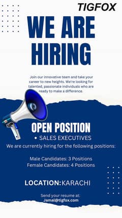 Sales Executives Female/Male