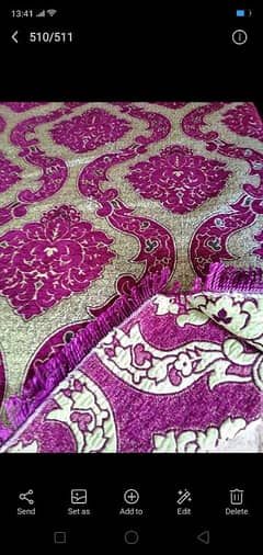 fancy double bedsheet