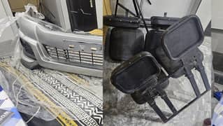Hilux vigo front bumper new comdition and guard seats available