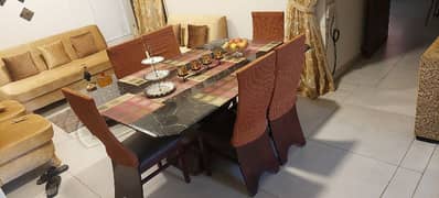 Glass Dining table