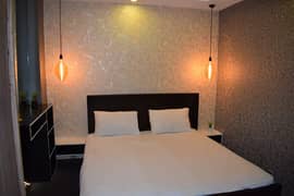 1 Bedroom VIP Full furnish flat per day available in Bahria town Lahore 0300 4561276