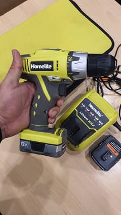 Uk Import homelite cordless drill Dual Battery