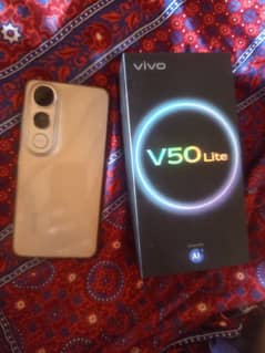 Mobile vivo v 50 lite 12/256 complete box urgent sale wtp 0329=3683376