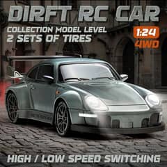 Porshe RC Drift Car 1:24 with 4wd drift ant track tyres