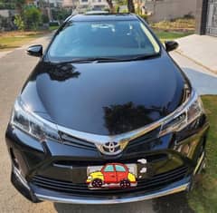 Toyota Corolla available for rent with driver. 03338664256.03072660206