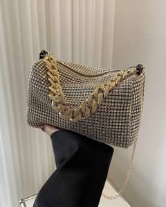 Fancy golden bag( Dubai imported )