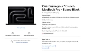 New MacBook Pro 16" M4 Max Ram 36 SSD 1 TB Apple Warranty