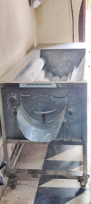 DUST REMOVAL, SHINER, CLEANER MACHINE FOR FRUITS VEGETABLES DATES ETC 3
