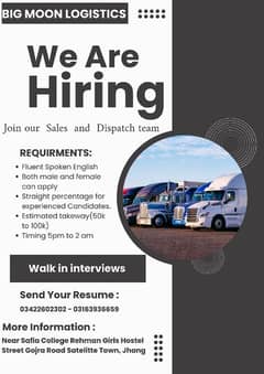 We are hiring call centre agents