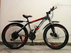 26 INCH IMPORTED GEAR CYCLE 6 MONTHS USED URGENT SALE 03417831299