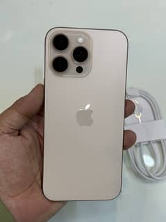 Iphone 16pro max 256gb LLA model 99 health with box cabl charger