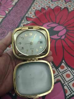 Antique table Wall clock Peter Germany vintage Alaram