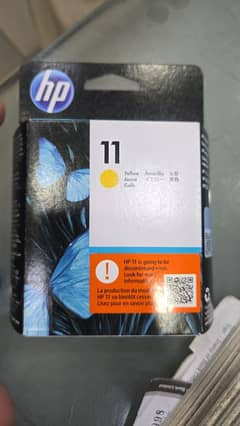 Hp Designjet 500 Yellow Head 11 No. just open