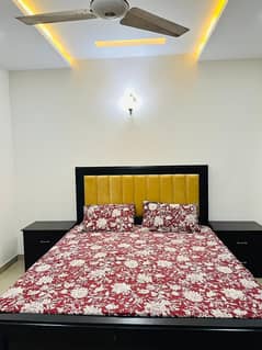 Wooden king size bed