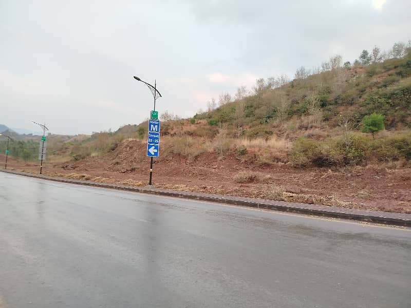 Sector M 7.25 Marla Plot New Deal Open Form Margalla Facing Solid Land Back Open With Huge Green Area Plot Available for Sale on 1 year Easy Installment Plan 3