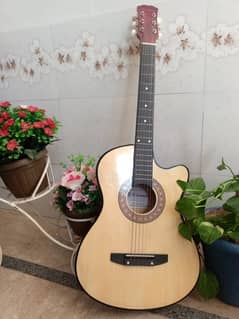 Red color Guitar,, aomost  unused, available for sale