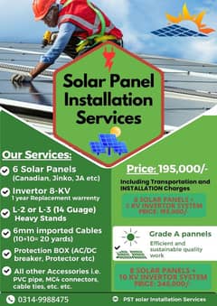 Solar Panel installation services in Swabi