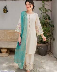 women unstitched dress/cool colour/summer dress