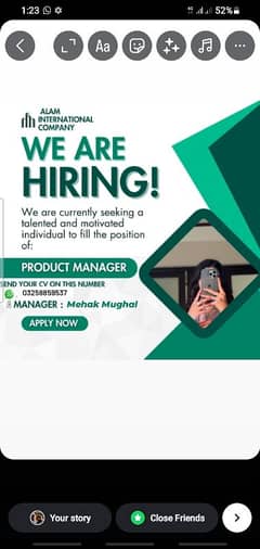Golden opportunity for males and females