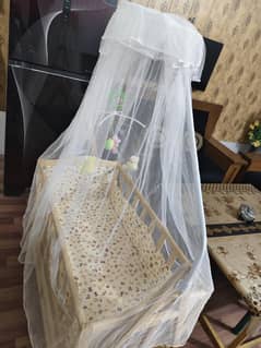 Baby wooden swing new condition