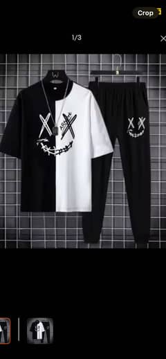 Men’s trouser and smiley shirt